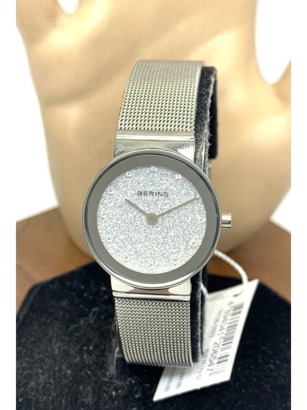 Bering Women's Watch 10125-0003 Quartz Silver Dial Stainless Steel Mesh 25mm